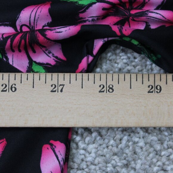 USAG You Suck at Golf Polo Shirt Mens 2XL XXL Black/Pink Floral Poly Stretch S/S - Picture 10 of 12